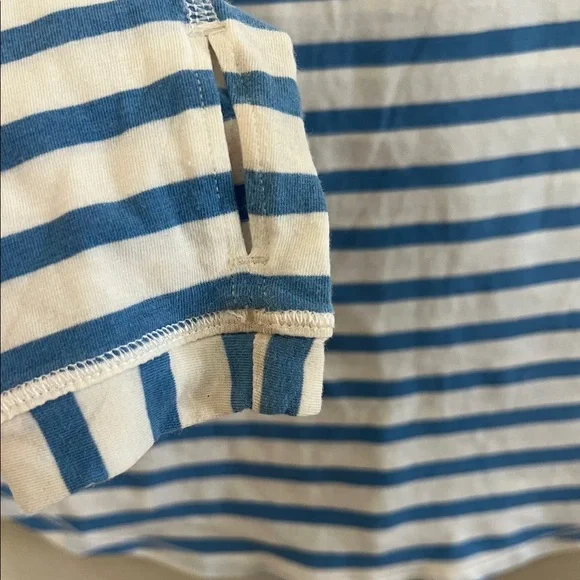 Ivivva Blue and White Striped Long Sleeve Top - Picture 3 of 4